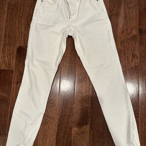 Abercrombie & Fitch White Denim Pants
